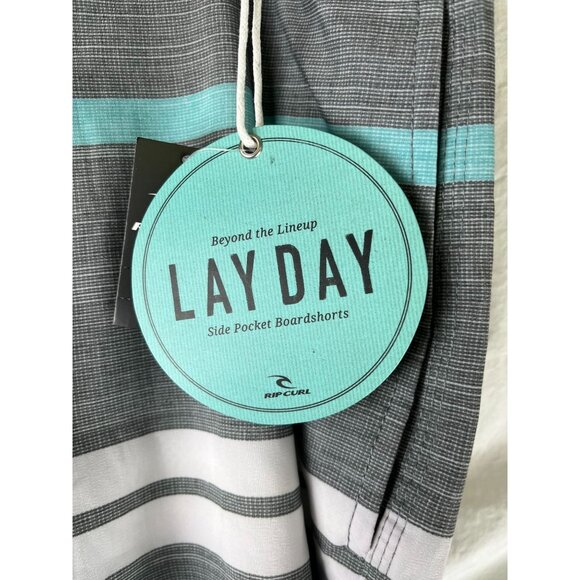 NWT Summer Spring Surf Seaside Ocean RipCurl Mid Leg  Board shorts, Men's 36 - Picture 6 of 11